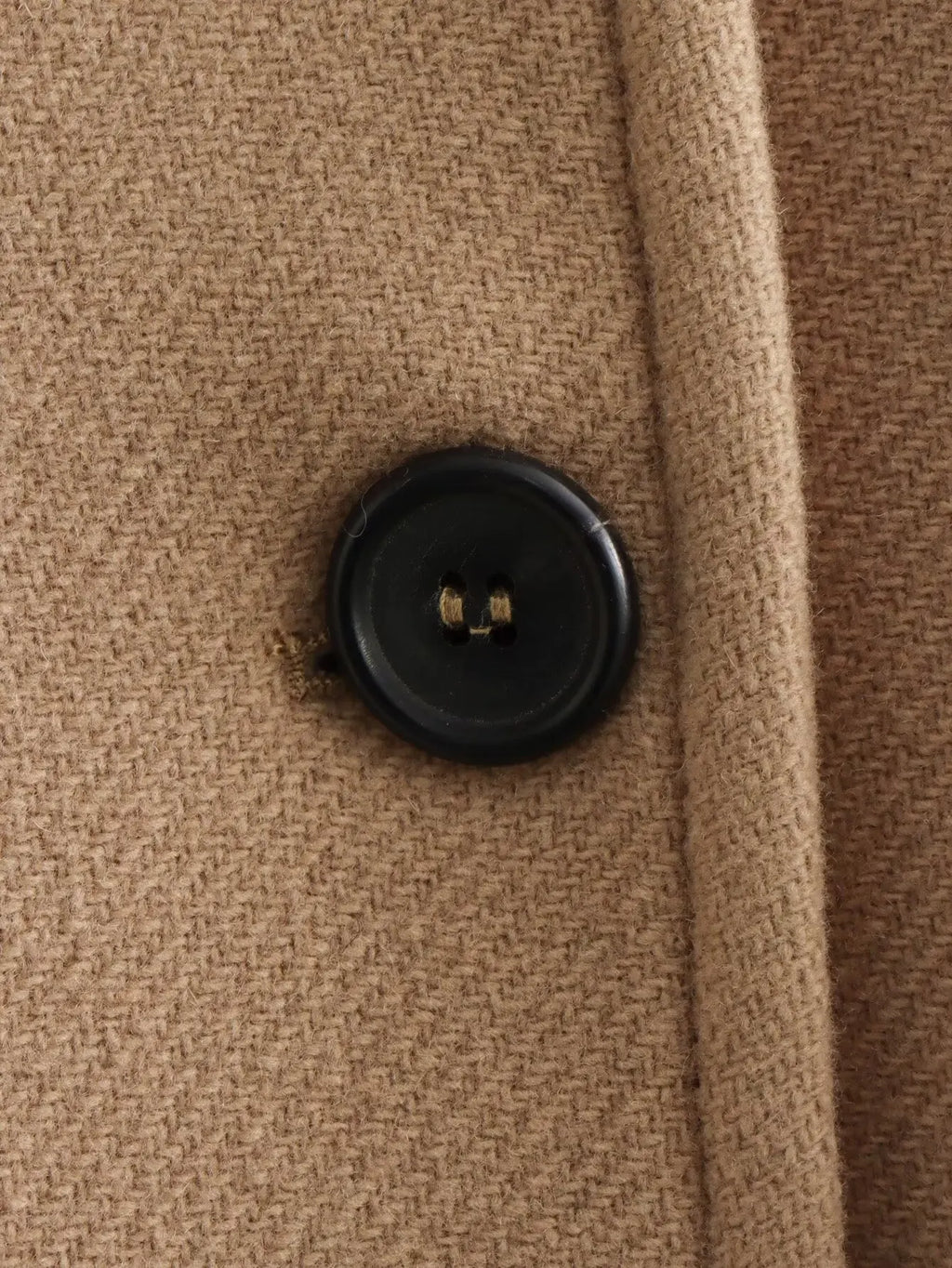 Evelyn Women's Wool Coat - Mid-Length, Camel