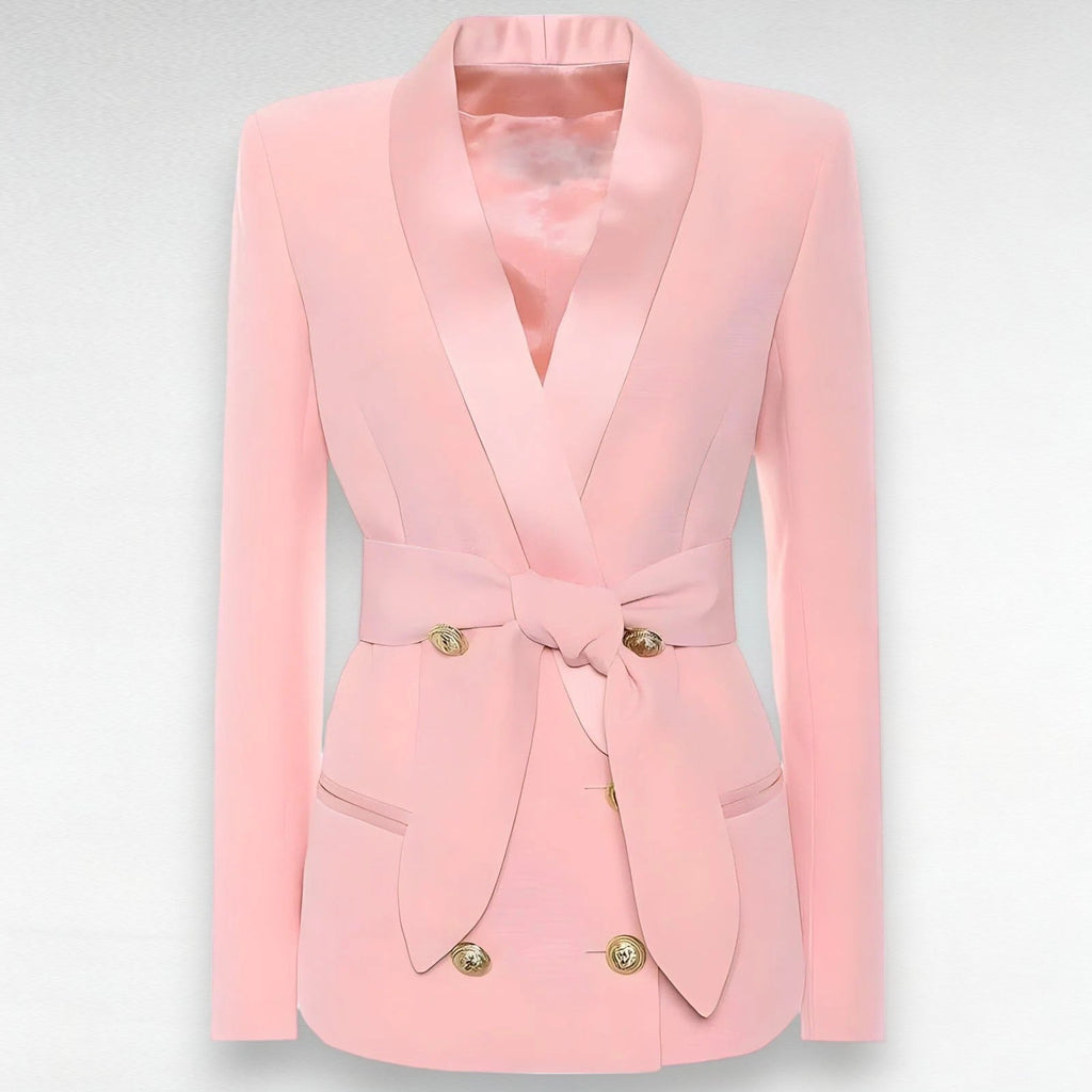 The Riley Belted Slim Fit Blazer